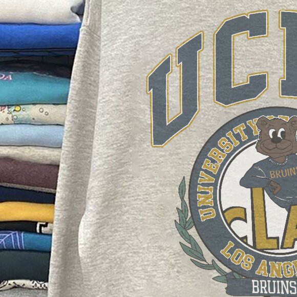 Vintage 90s University Of California Los Angeles UCLA Bruins Sweatshirt - Picture 2 of 4